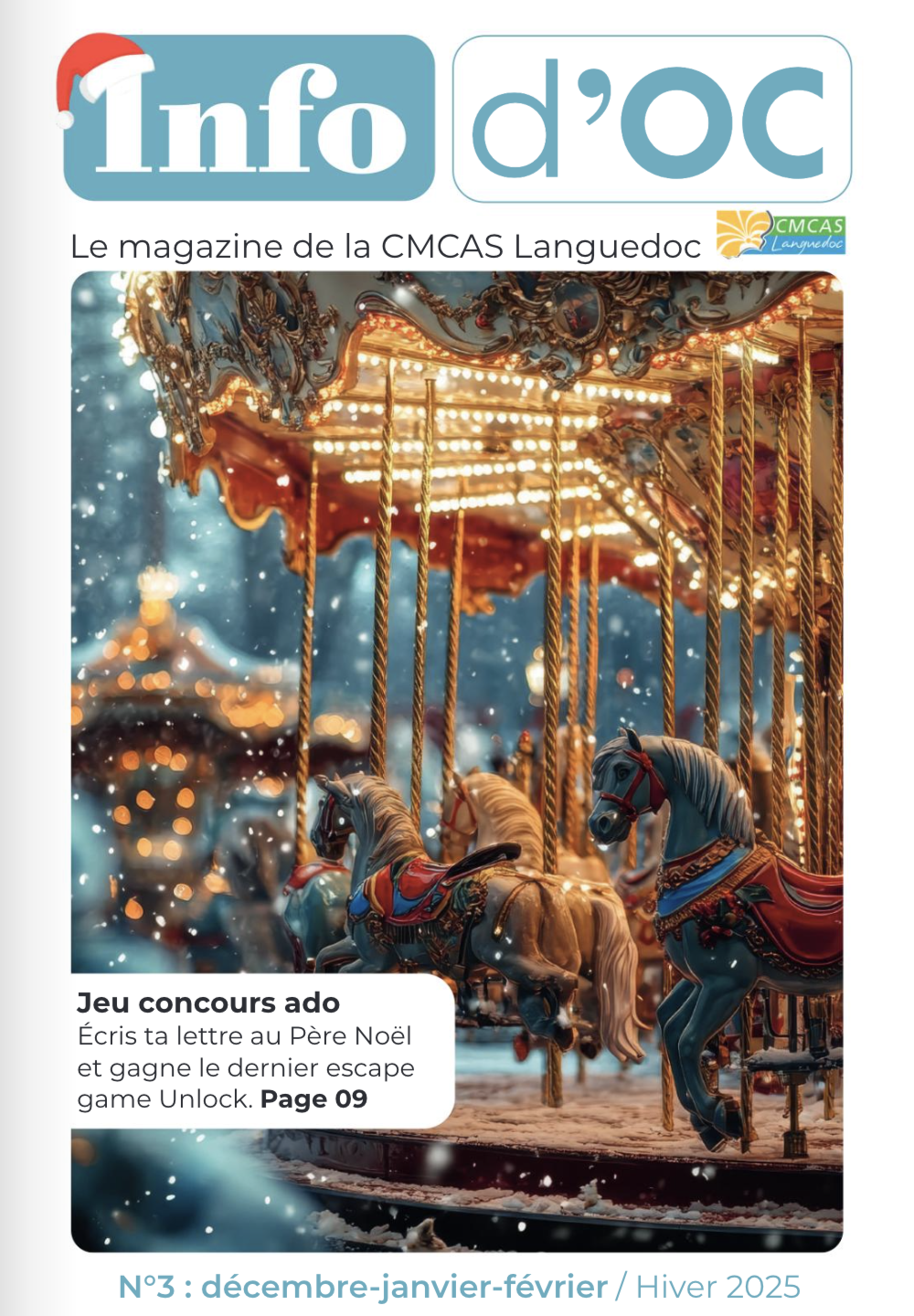 Une du jounral CMCAS